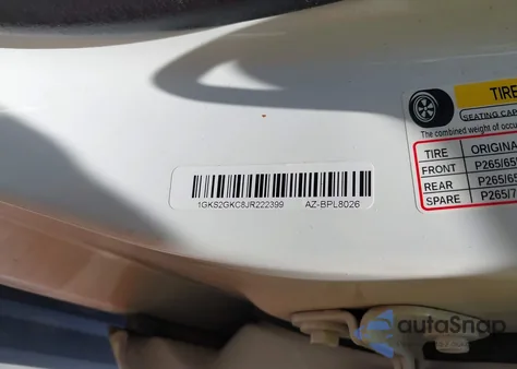 2018 GMC Yukon Xl Slt from USA, damaged, VIN 1GKS2GKC8JR222399